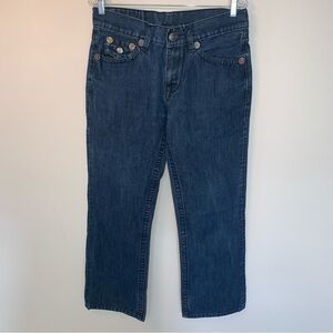 True Religion Blue Straight Jeans Classic Style 32